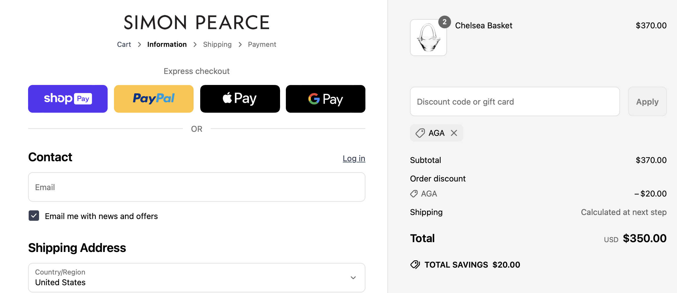 70% OFF Simon Pearce Coupon Codes - April 2025 Promo Codes