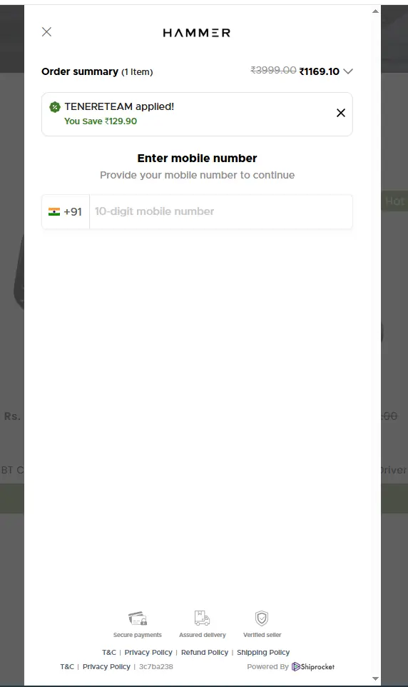 Hammer Online coupon code - tested and valid (undefined)