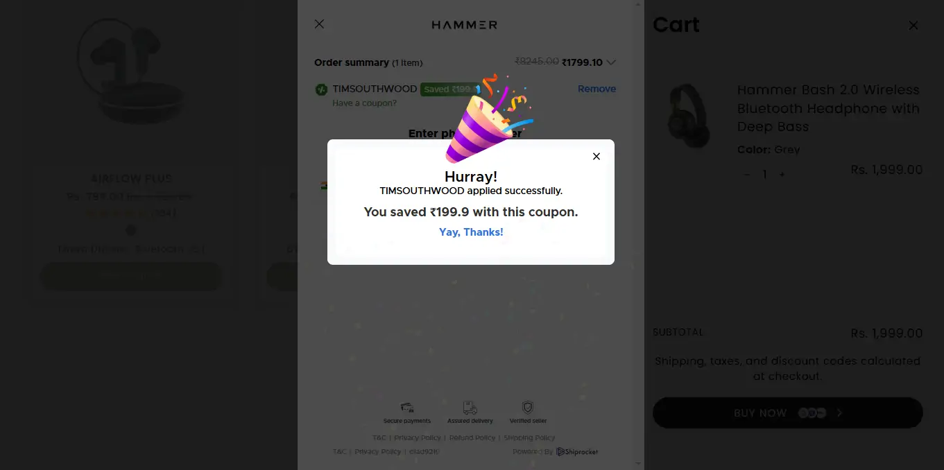 Hammer Online coupon code - tested and valid (undefined)