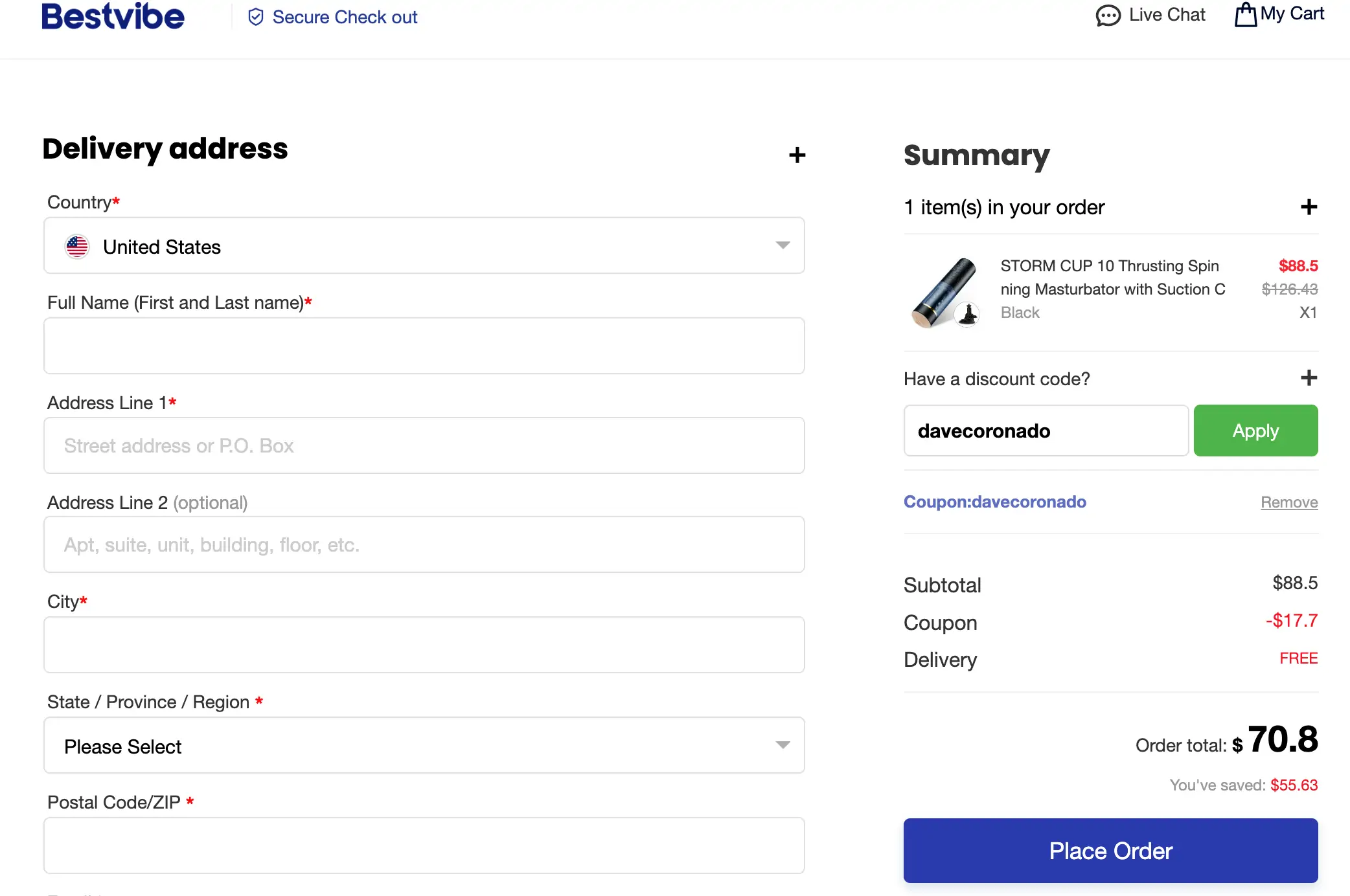 75% OFF Bestvibe Coupon Codes - March 2025 Promo Codes