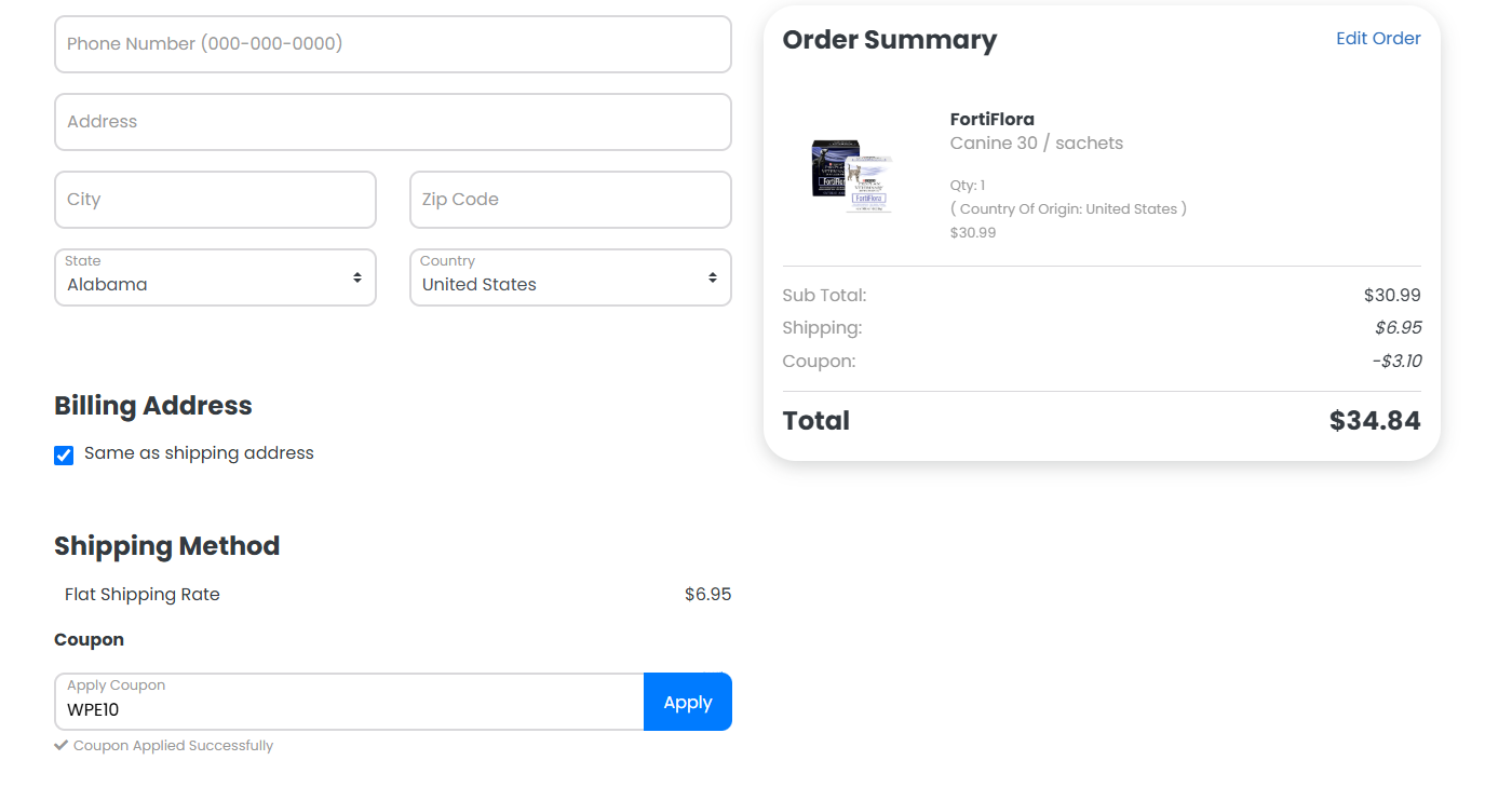 the pet express discount code