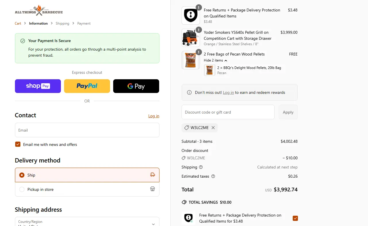 All Things Barbecue coupon code - tested and valid (undefined)