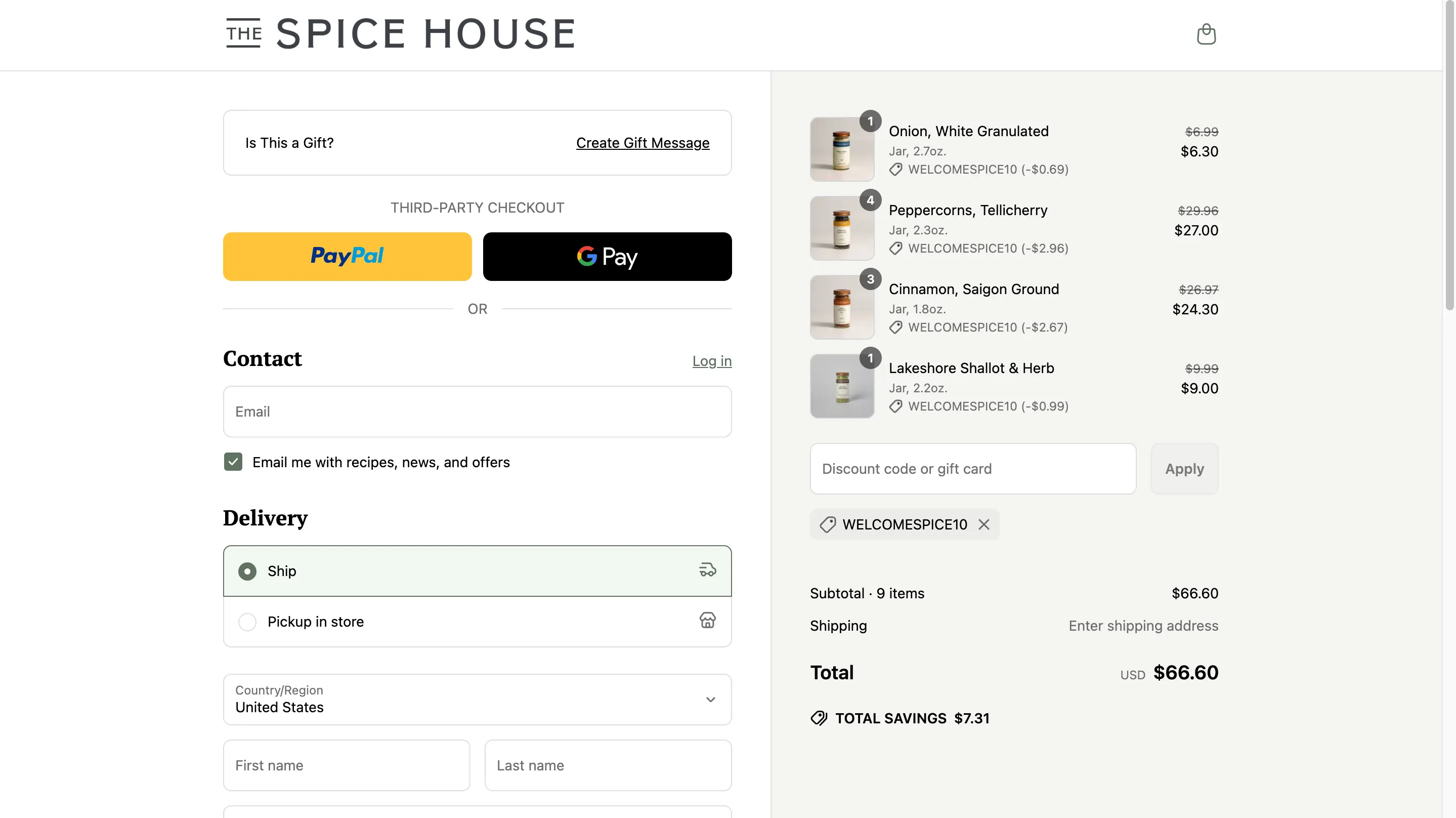 The Spice House coupon code - tested and valid (undefined)