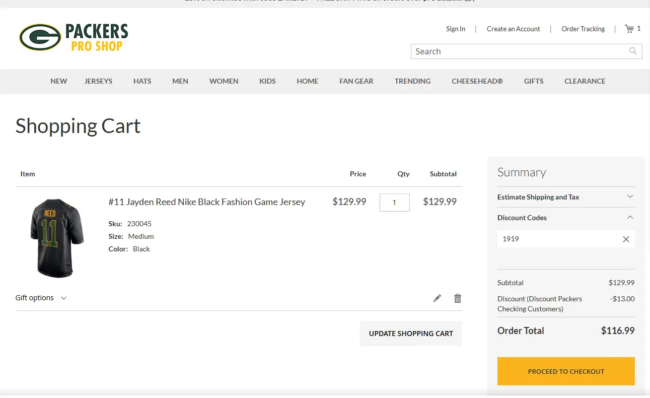 60% OFF Packers Pro Shop Coupon Codes - January 2025 Promo Codes