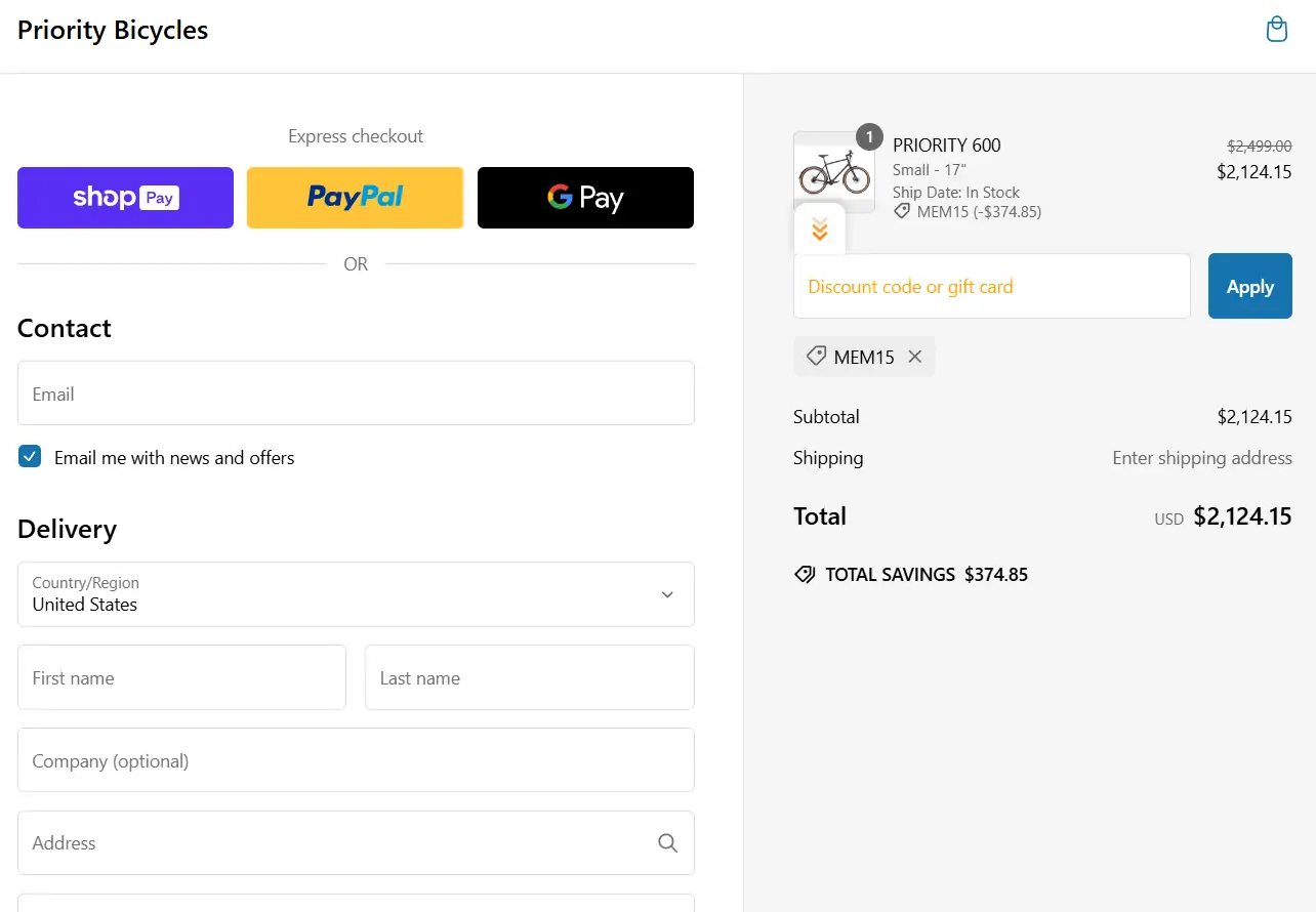 20% OFF Priority Bicycles Coupon Codes October 2025 Promo Codes