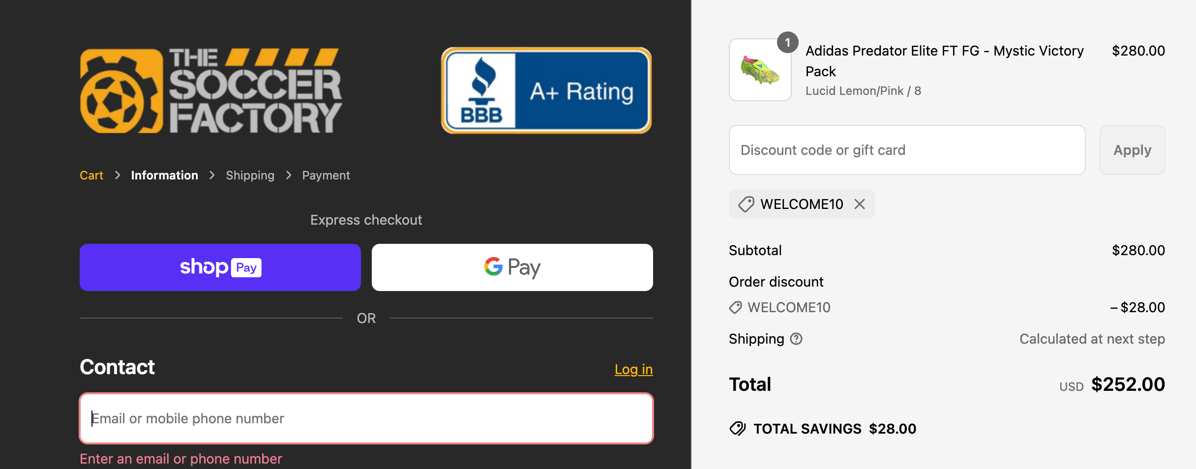 adidas factory coupons