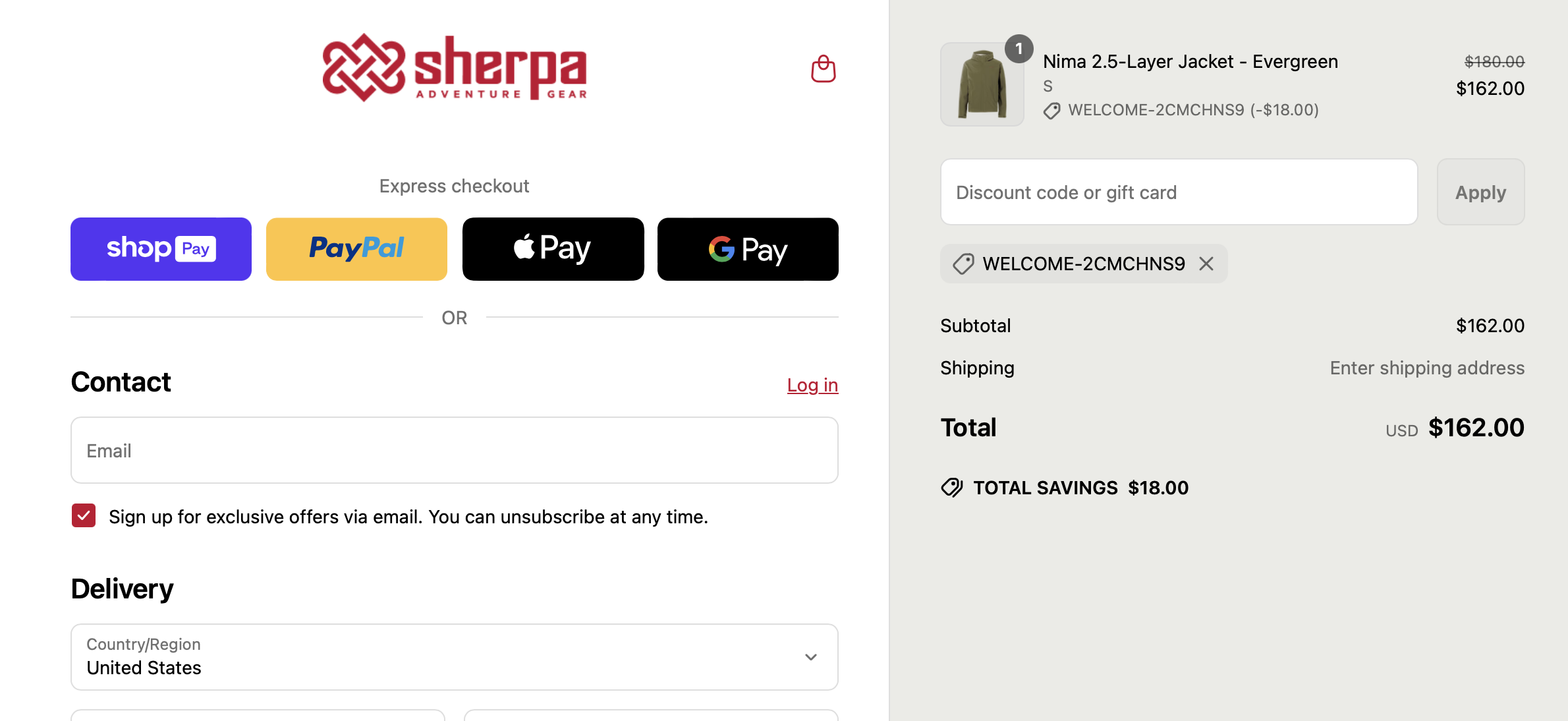 35% OFF Sherpa Coupon Codes - June 2025 Promo Codes