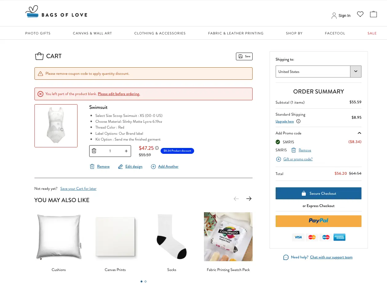Bags of Love coupon code - tested and valid (undefined)