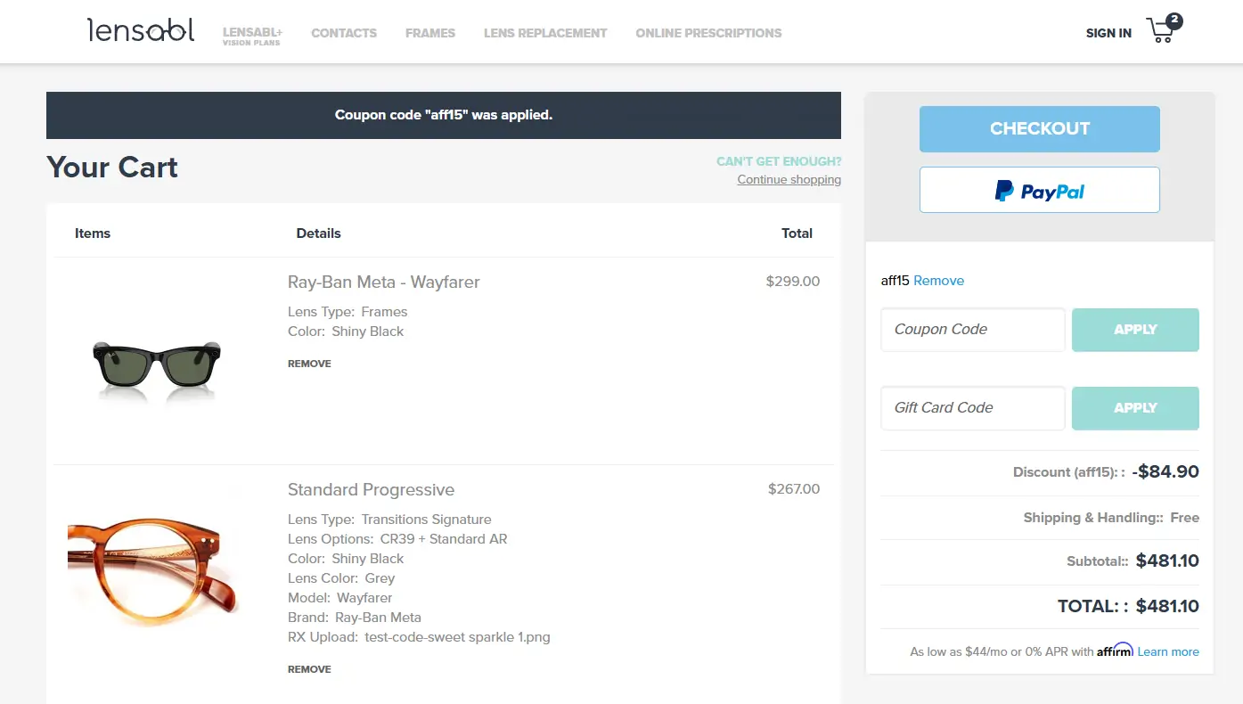 70% OFF Lensabl Coupon Codes - January 2025 Promo Codes
