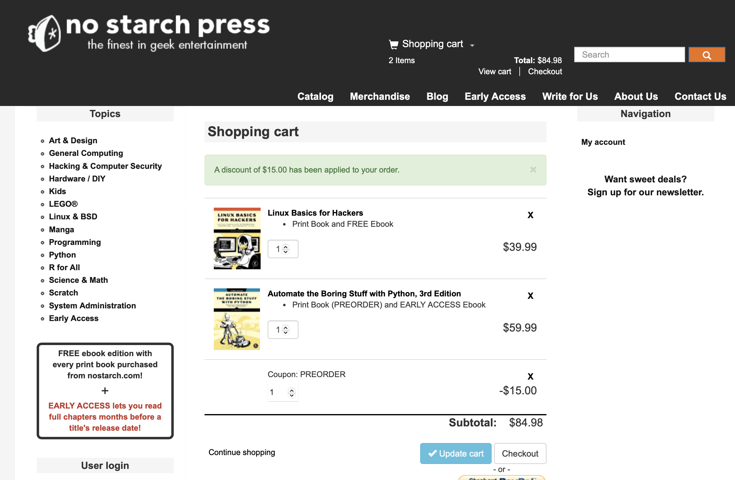 75% OFF No Starch Press Coupon Codes - August 2025 Promo Codes