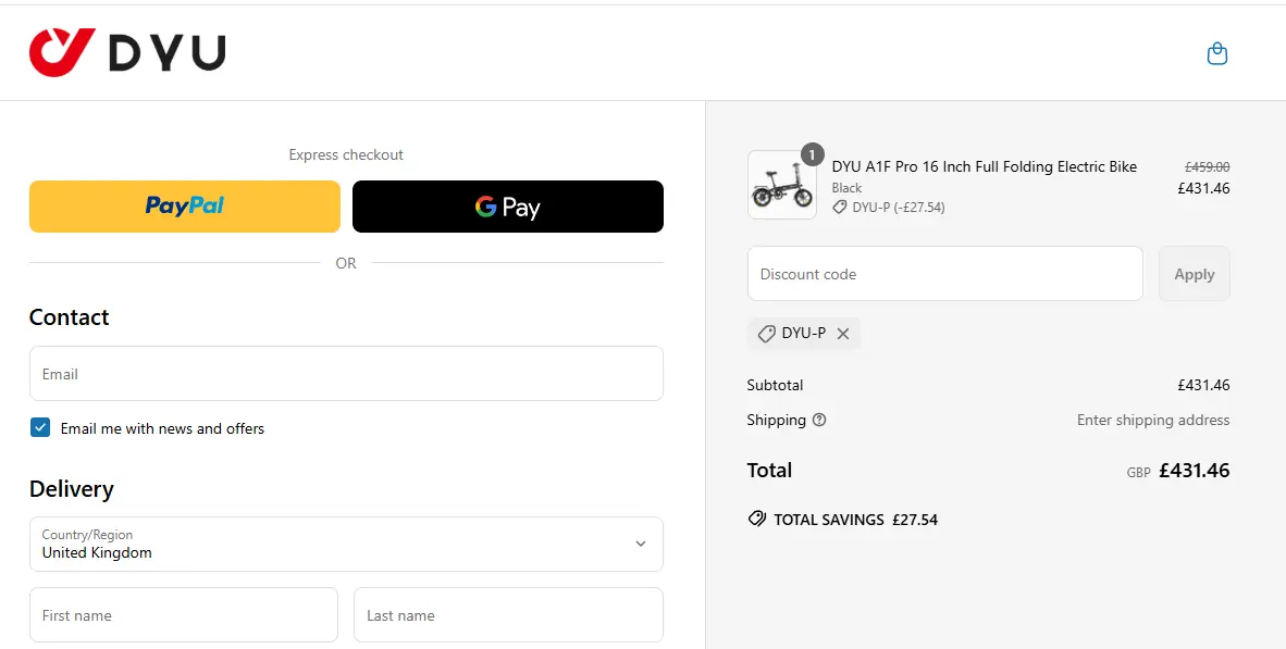 10% OFF DYU UK Coupon Codes October 2025 Promo Codes